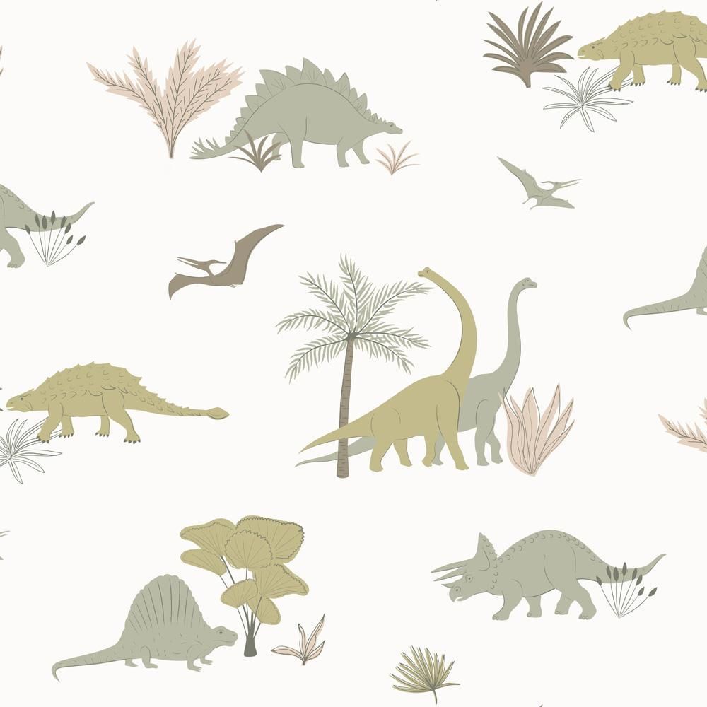 Dinosaurs Wallpaper by Hibou Home / Project Nursery