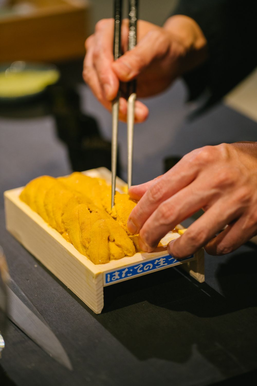 Chef Sam's unforgettable uni (Photo: Lestony Lee)