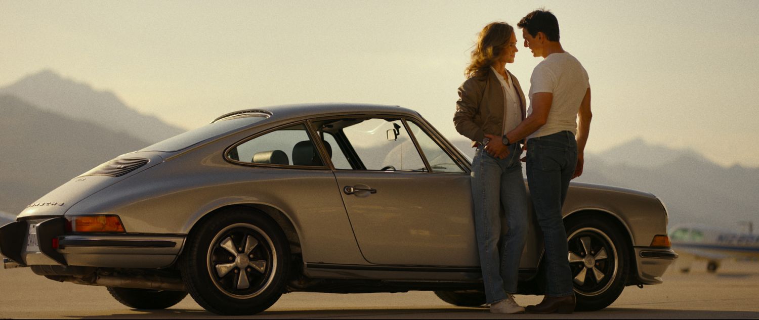 Jennifer Connelly and Tom Cruise in Top Gun: Maverick from Paramount Pictures, Skydance and Jerry Bruckheimer Films.
