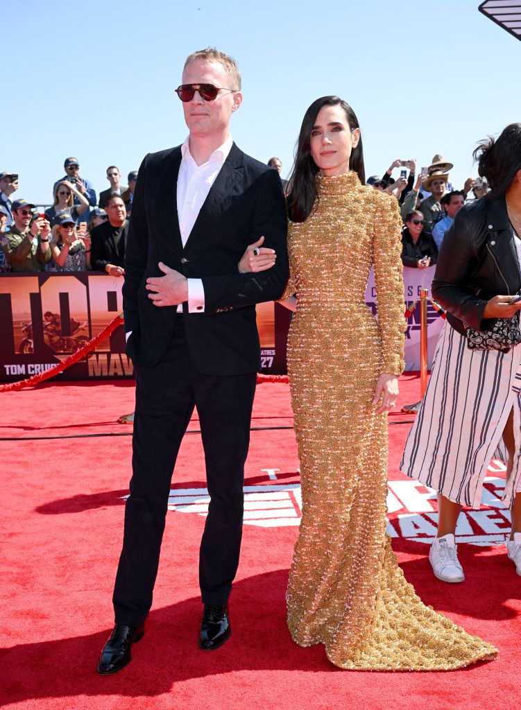 SAN DIEGO, CALIFORNIA - MAY 04: Paul Bettany and Jennifer Connelly attend the "Top Gun: Maverick" World Premiere on May 04, 2022 in San Diego, California. (Photo by Axelle/Bauer-Griffin/FilmMagic)
