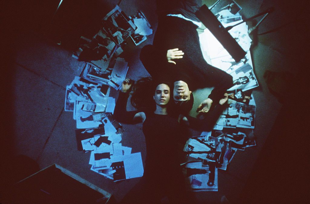 Actors Jared Leto and Jennifer Connelly lie on the floor in a scene from the film, 'Requiem for a Dream,' directed by Darren Aronovsky, 2000. (Photo by Artisan Entertainment/Courtesy of Getty Images)