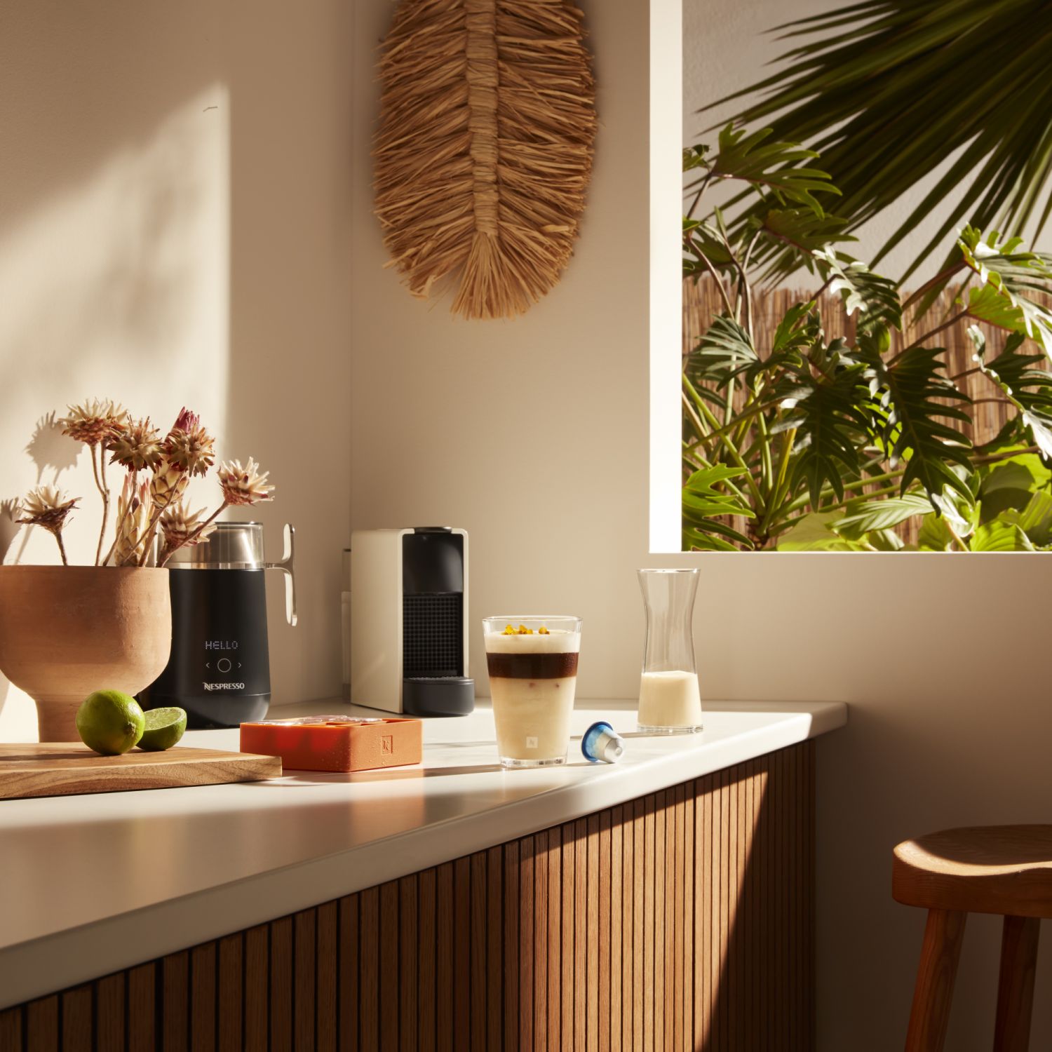 The Essenza Mini and Barista frother. (Photo: Nespresso)