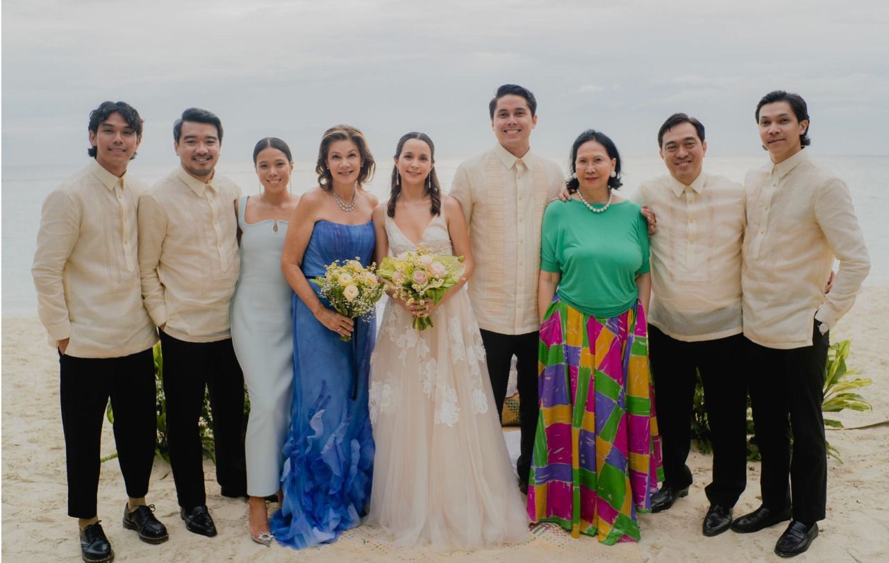 Paolo T. Salud , Benny Tady, Maica S. Tady , Carlyn Trota Salud , Bride ,Groom, Babette Aquino Benoit , Jog A. Salud , Miguel T. Salud