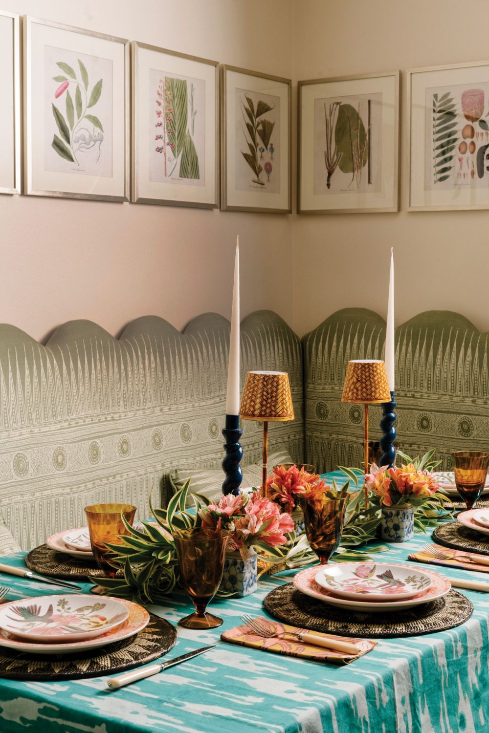 The dining table setting by Liane Aboitiz-Pena