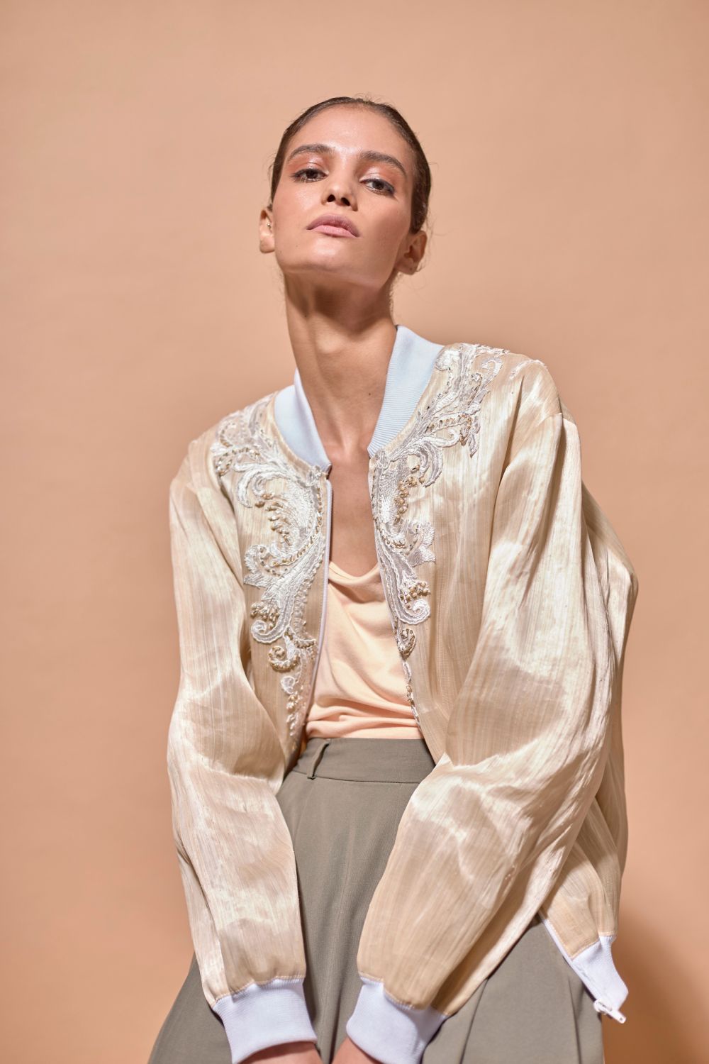 Happy Andrada Bomber Jacket Barong (Photo: Happy Andrada)