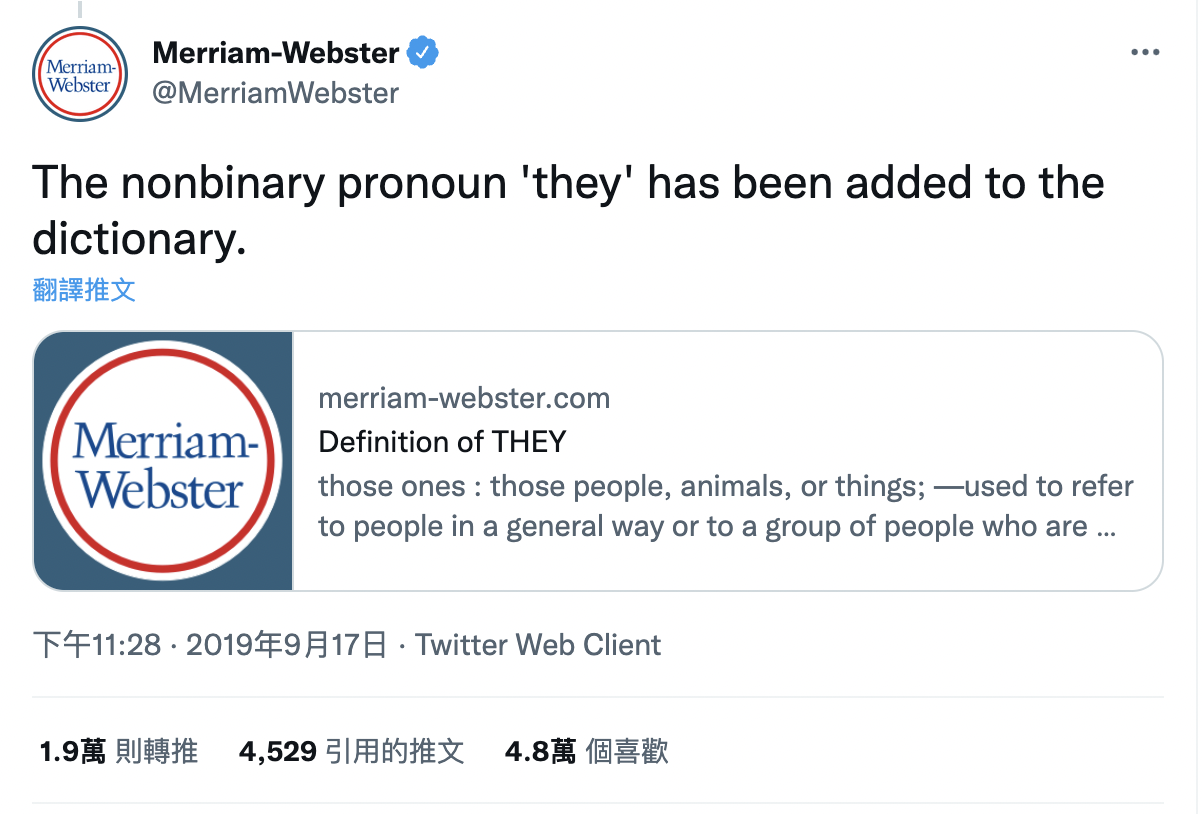 Twitter@@MerriamWebster