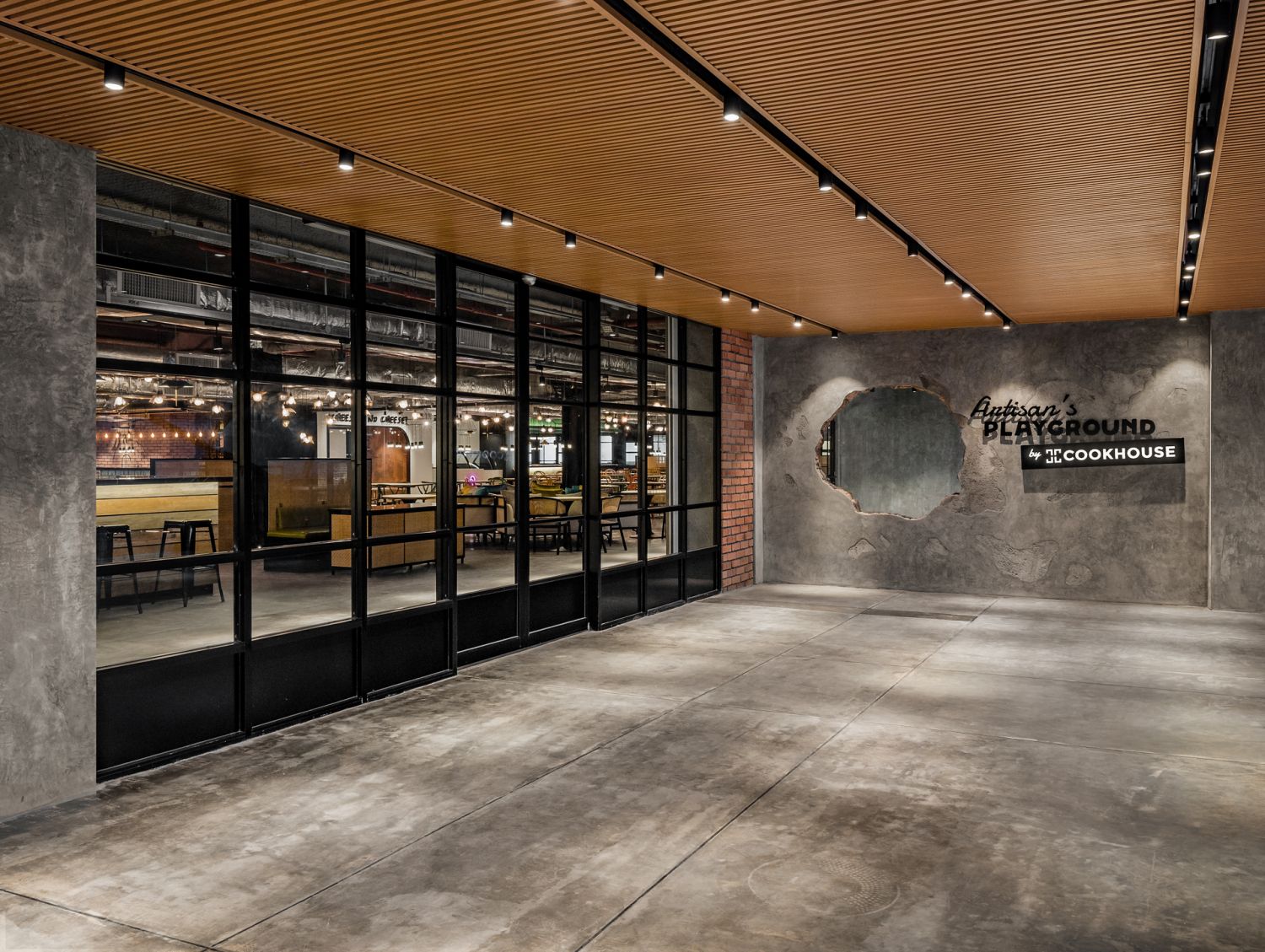 The entrance to Artisan's Playground