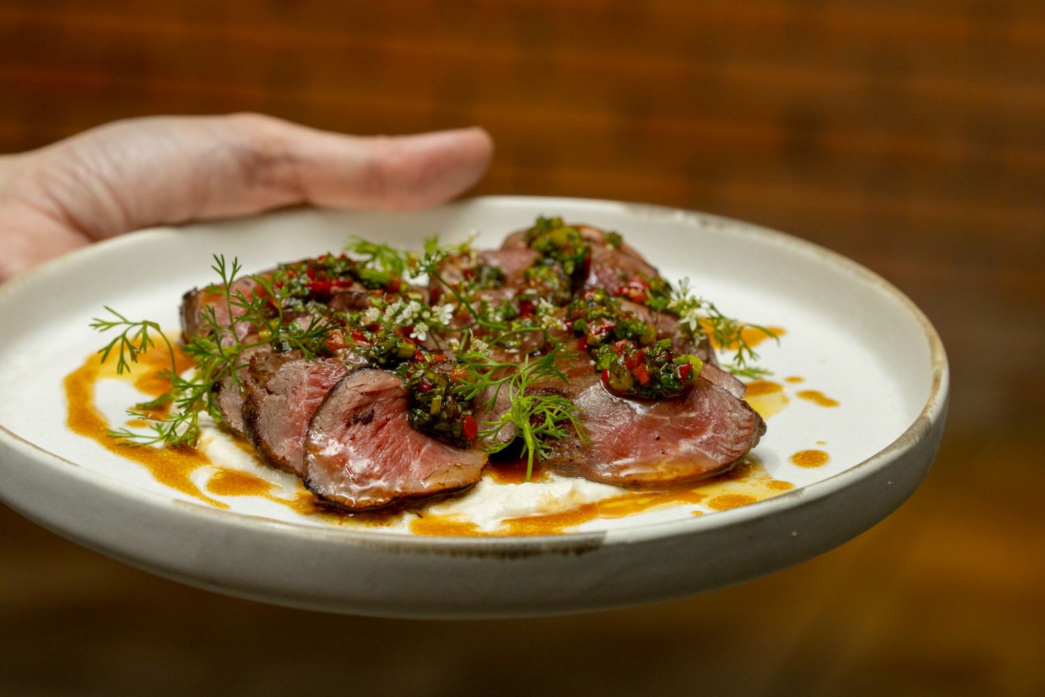 The beef eye fillet at Mabel
