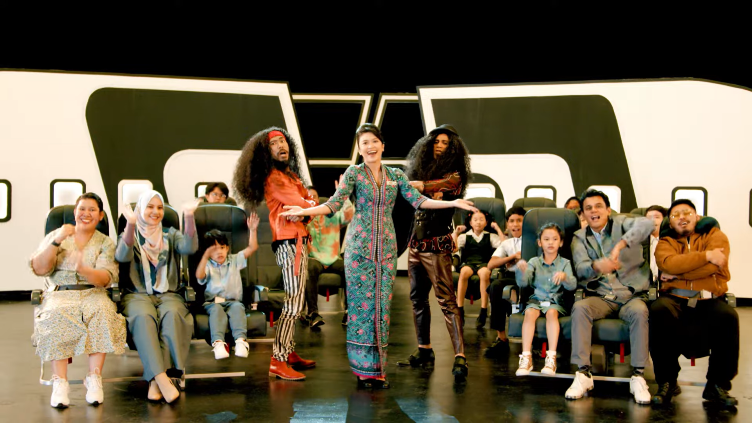 Puan Sri Tiara Jacquelina Directs Malaysia Airlines' Fun New InFlight