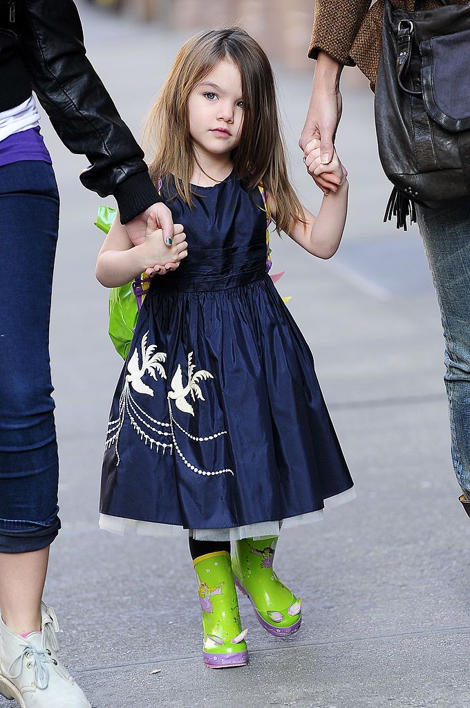NEW YORK - NOVEMBER 22: Suri Cruise walks in the Greenwich Village on November 22, 2009 in New York City. (Photo by Ray Tamarra/Getty Images)