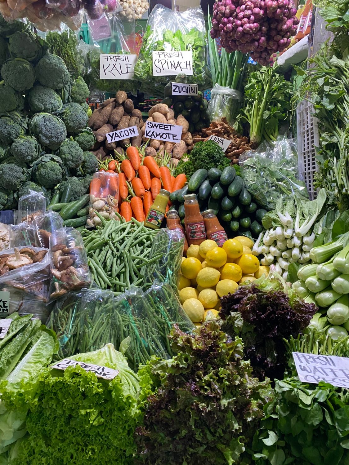 Fresh produce from one of Baguio’s many markets