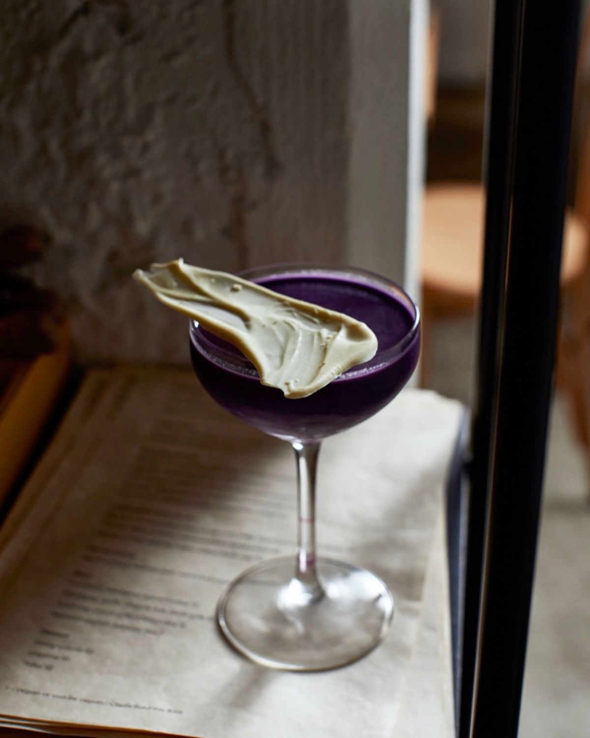 The Ube Wan Kenube, one of Serai’s signature Filipino cocktails (Photo: Jana Langhorst)