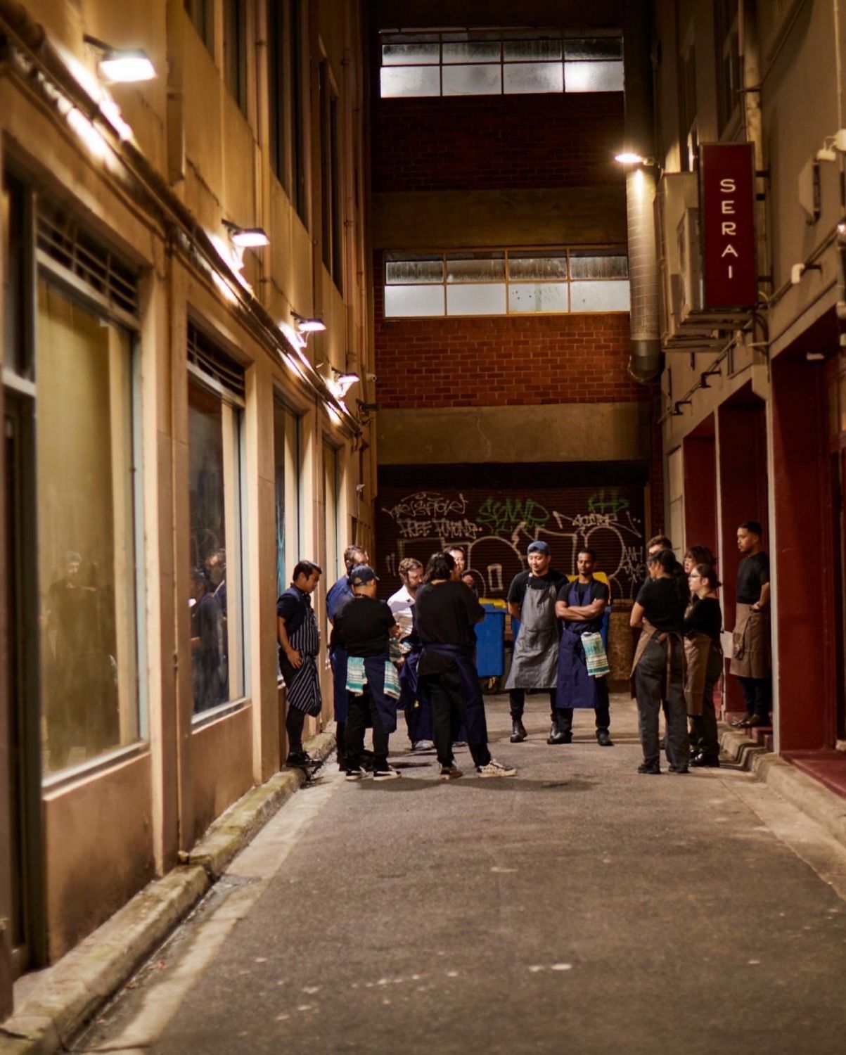 The Serai team at Racing Club Lane, Melbourne CBD (Photo: Jana Langhorst)