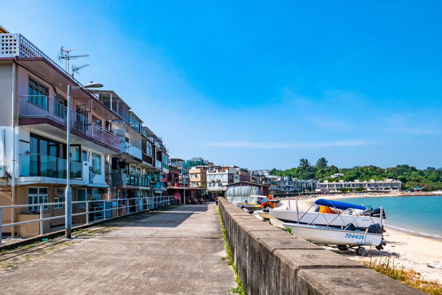 View of Peng Chau island in Hong Kong