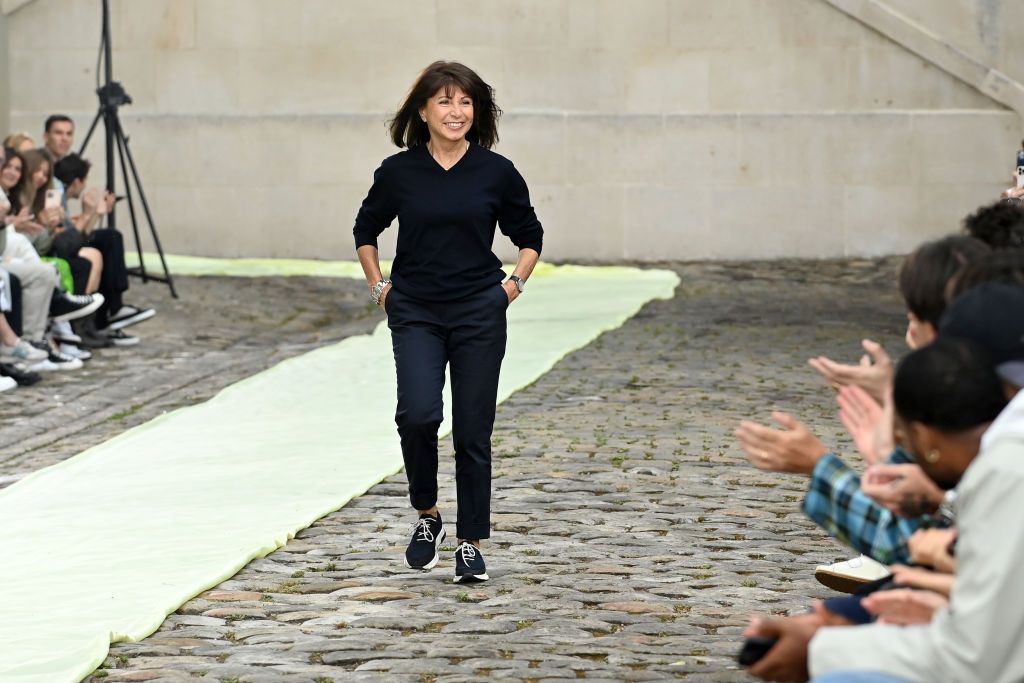 PARIS, FRANCE - JUNE 25: (EDITORIAL USE ONLY - For Non-Editorial use please seek approval from Fashion House) Véronique Nichanian walks the runway during the Hermes Menswear Spring Summer 2023 show as part of Paris Fashion Week on June 25, 2022 in Paris, France. (Photo by Pascal Le Segretain/Getty Images)