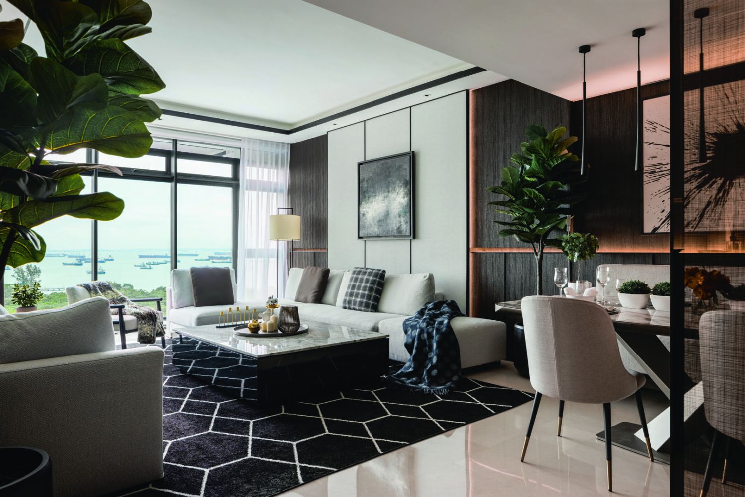 A Beautiful Singapore Apartment in East Coast With Unblocked Sea Views