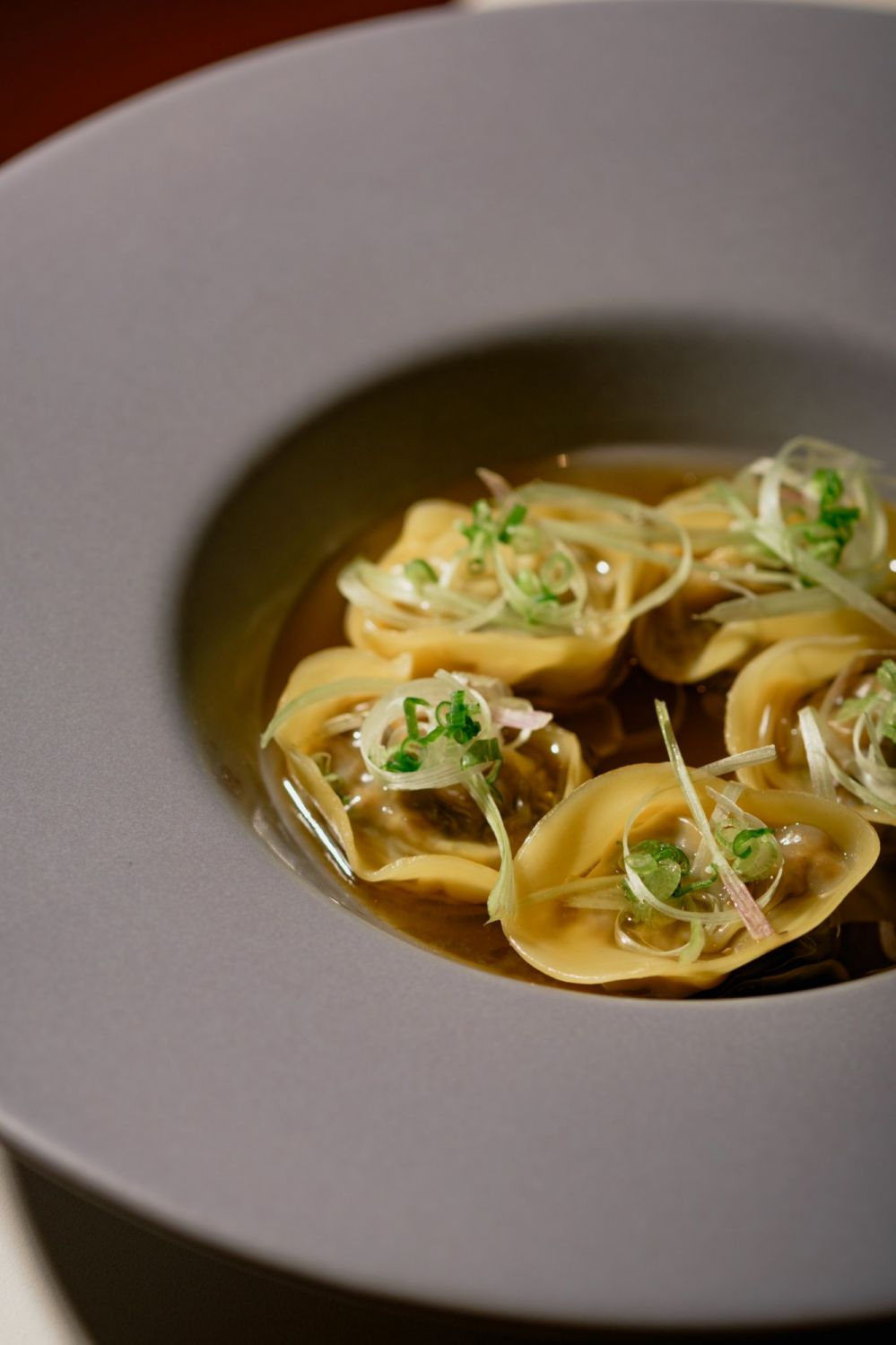 Itik Tim - pulled duck dumplings in a duck consommé (Photo: Bōl)