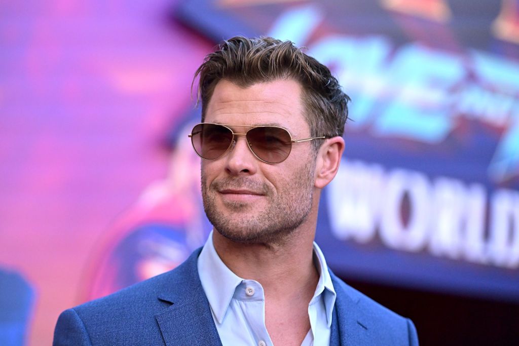 LOS ANGELES, CALIFORNIA - JUNE 23: Chris Hemsworth attends the Thor: Love and Thunder World Premiere at the El Capitan Theatre in [Hollywood], California on June 23, 2022. (Photo by Charley Gallay/Getty Images for Disney)