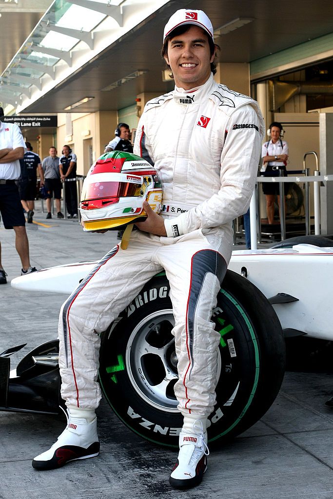 ABU DHABI, UNITED ARAB EMIRATES - NOVEMBER 17: Sergio Perez of Mexico and Sauber F1 Team during the Young Driver Testing at the Yas Marina Circuit on November 17, 2010 in Abu Dhabi, United Arab Emirates. (Photo by Andrew Hone/Getty Images)