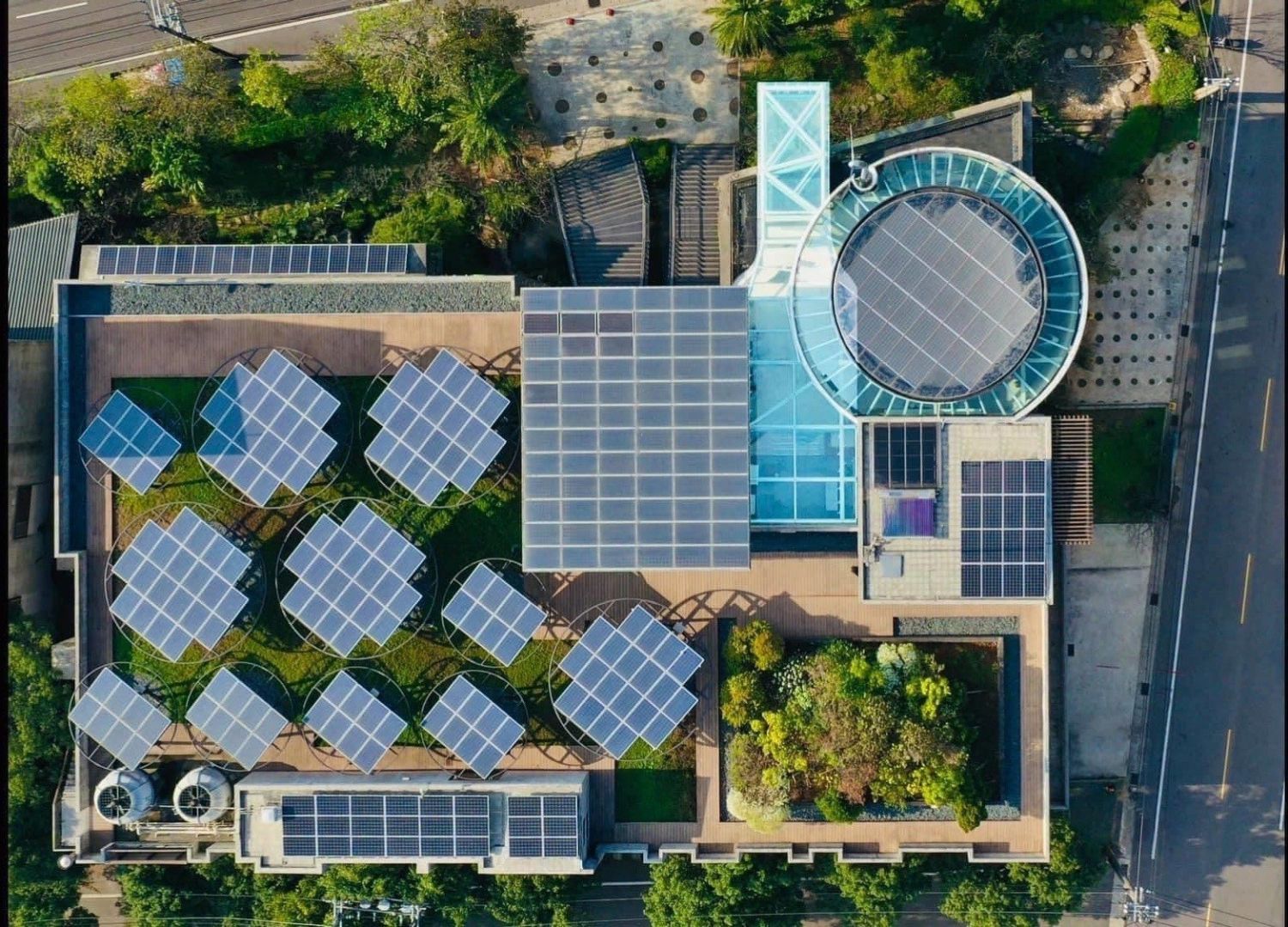 O'right Green Headquarters Solar Panels