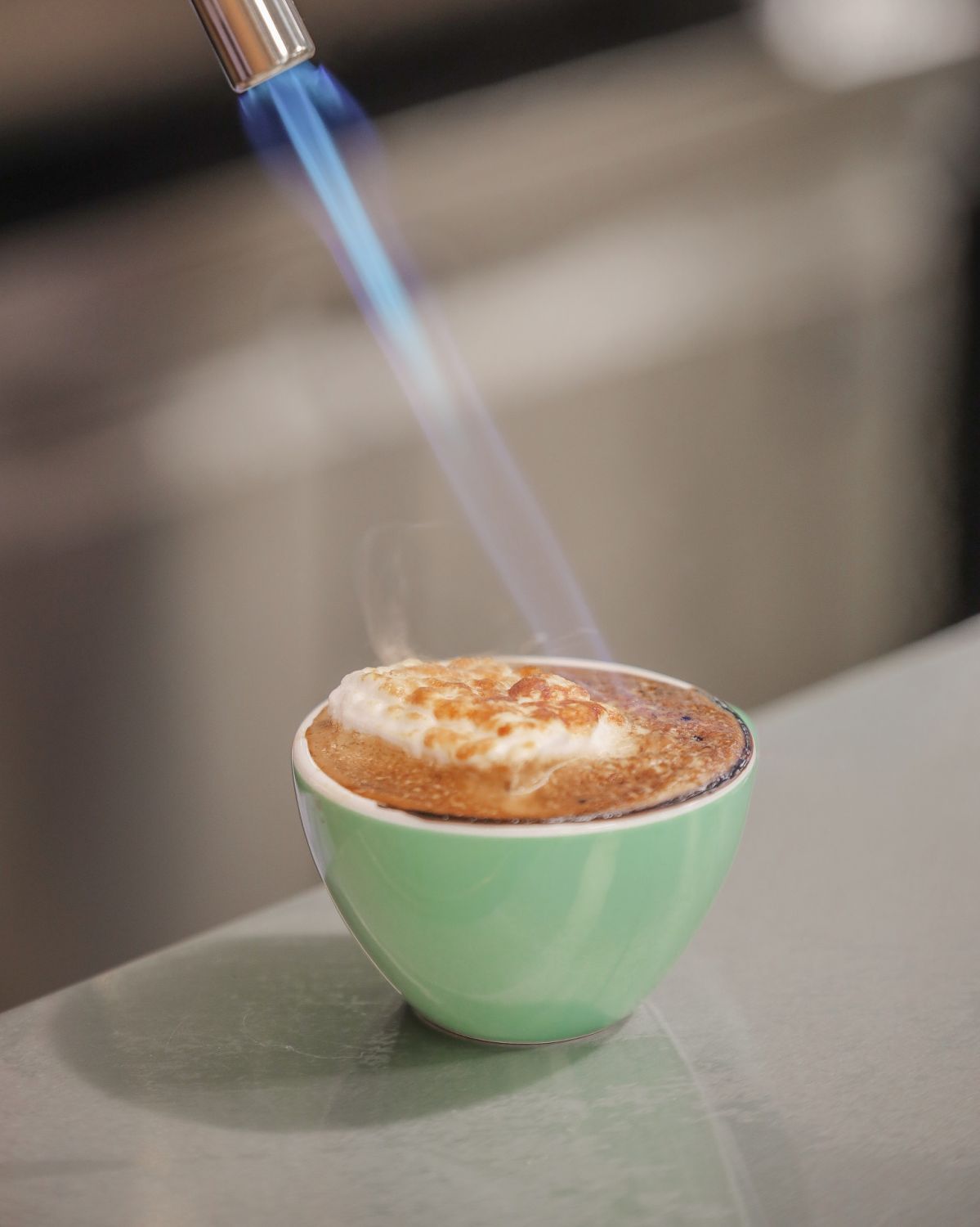 The campfire latte from Assembly Hall, available hot or over ice