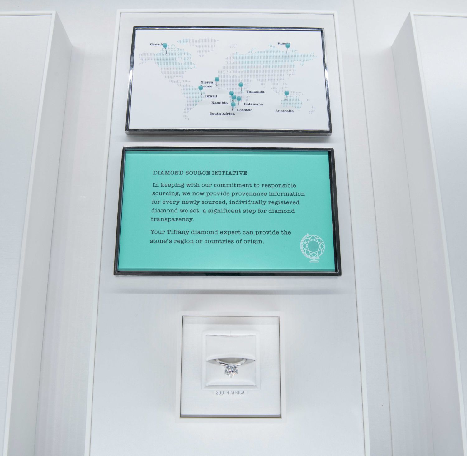 Tiffany Love Engagement caseline featuring the Diamond Source Initiative