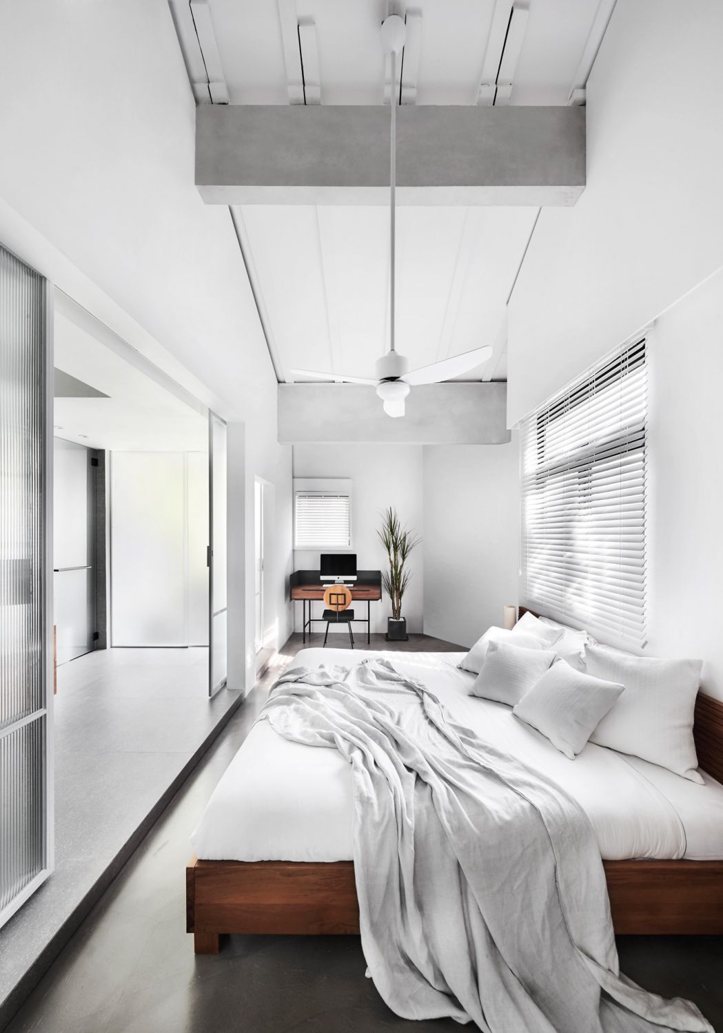 Sliding doors maximise the use of space in a home by UPSTRS_ (Image: Wong Weiliang)