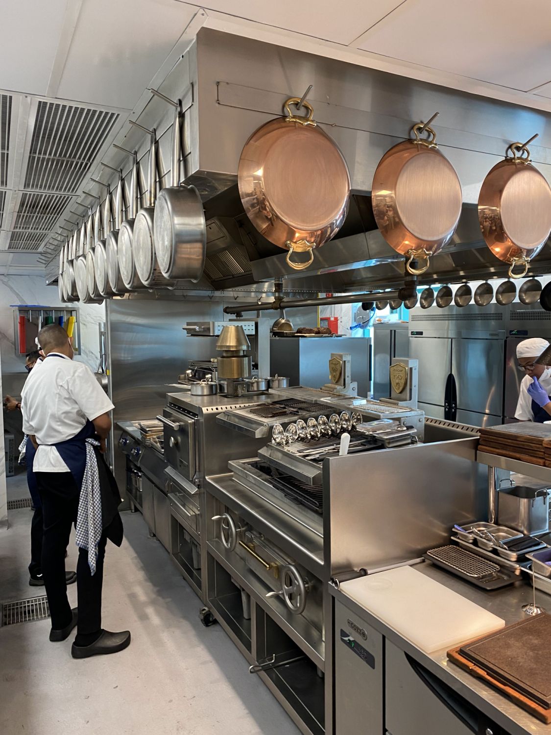 The Josper grill, along with Krono appliances, are the stars of the kitchen.