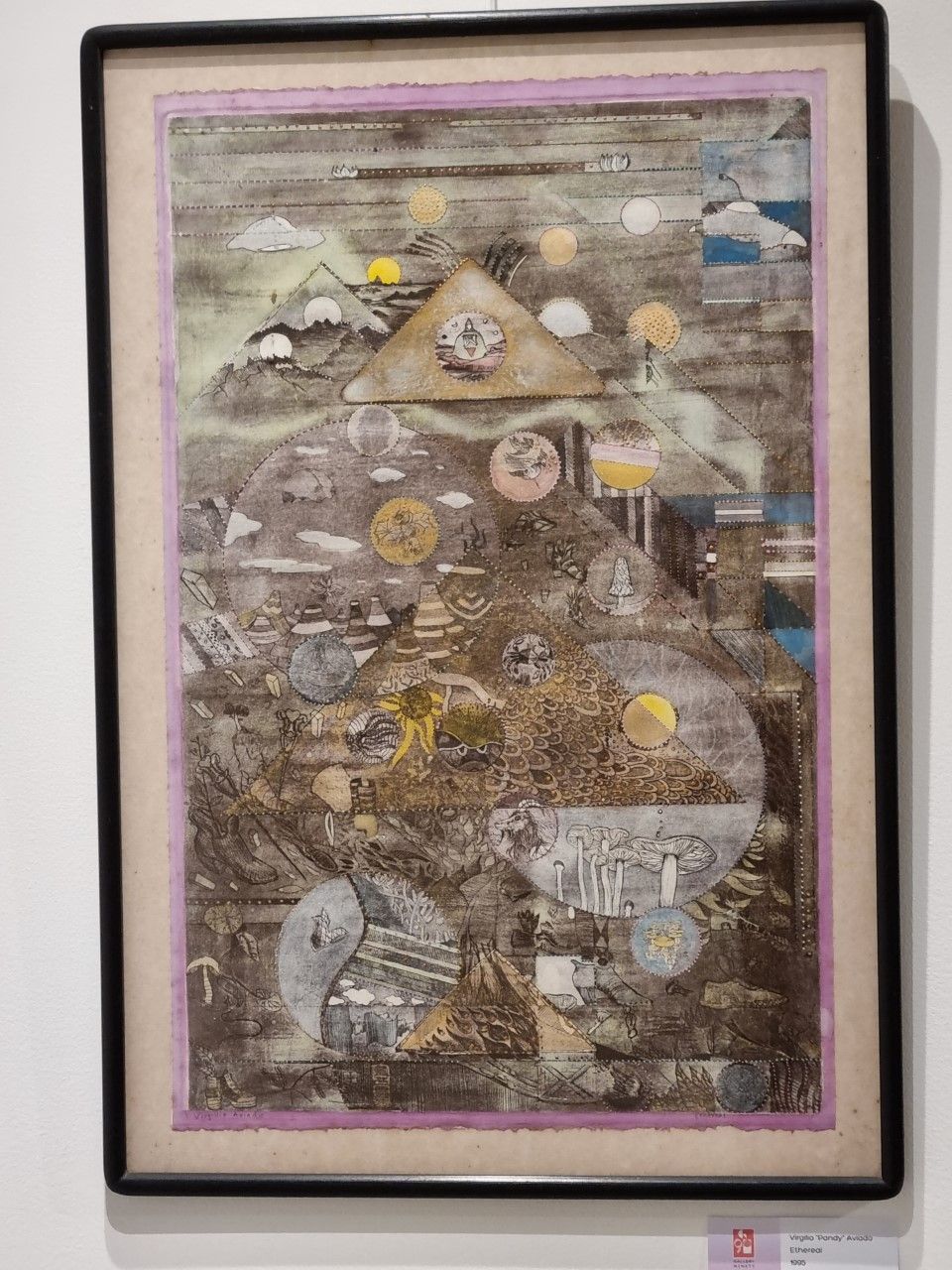 Ethereal, 1995, etching on zinc.
