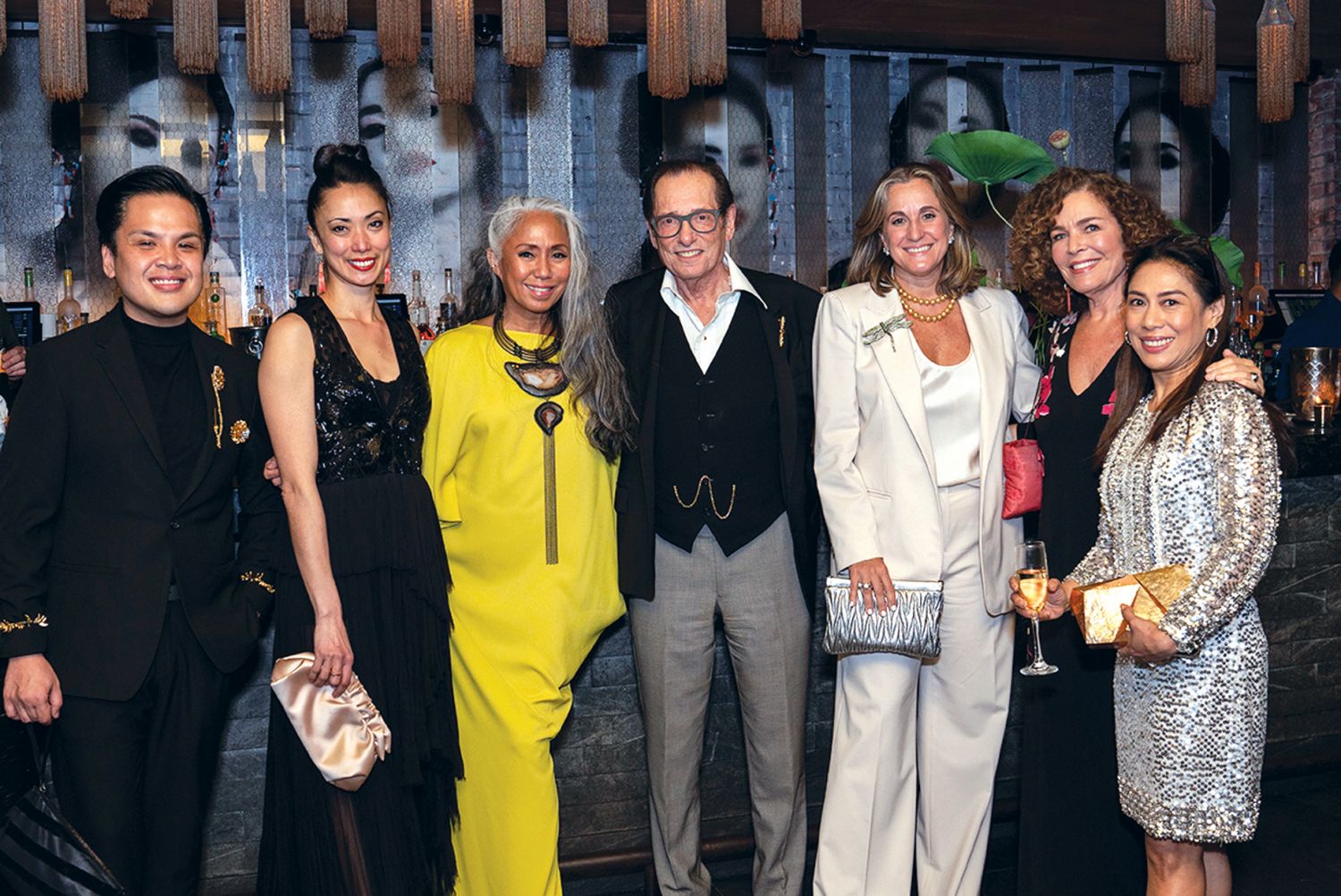 Stella Abrera Radetsky, Elizabeth Roxas Dobrish, Robert Dobrish, Sofia Elizalde, Mercedes Zobel and Carla Villacorta