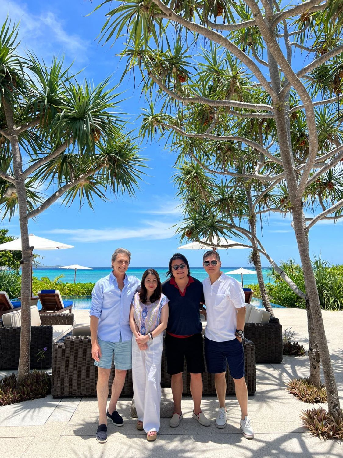 Renowned film producer Lawrence Bender, Tourism Secretary Berna Romulo-Puyat, 'Crazy Rich Asians' author Kevin Kwan, and Tatler Philippines Editor-in-Chief Anton San Diego