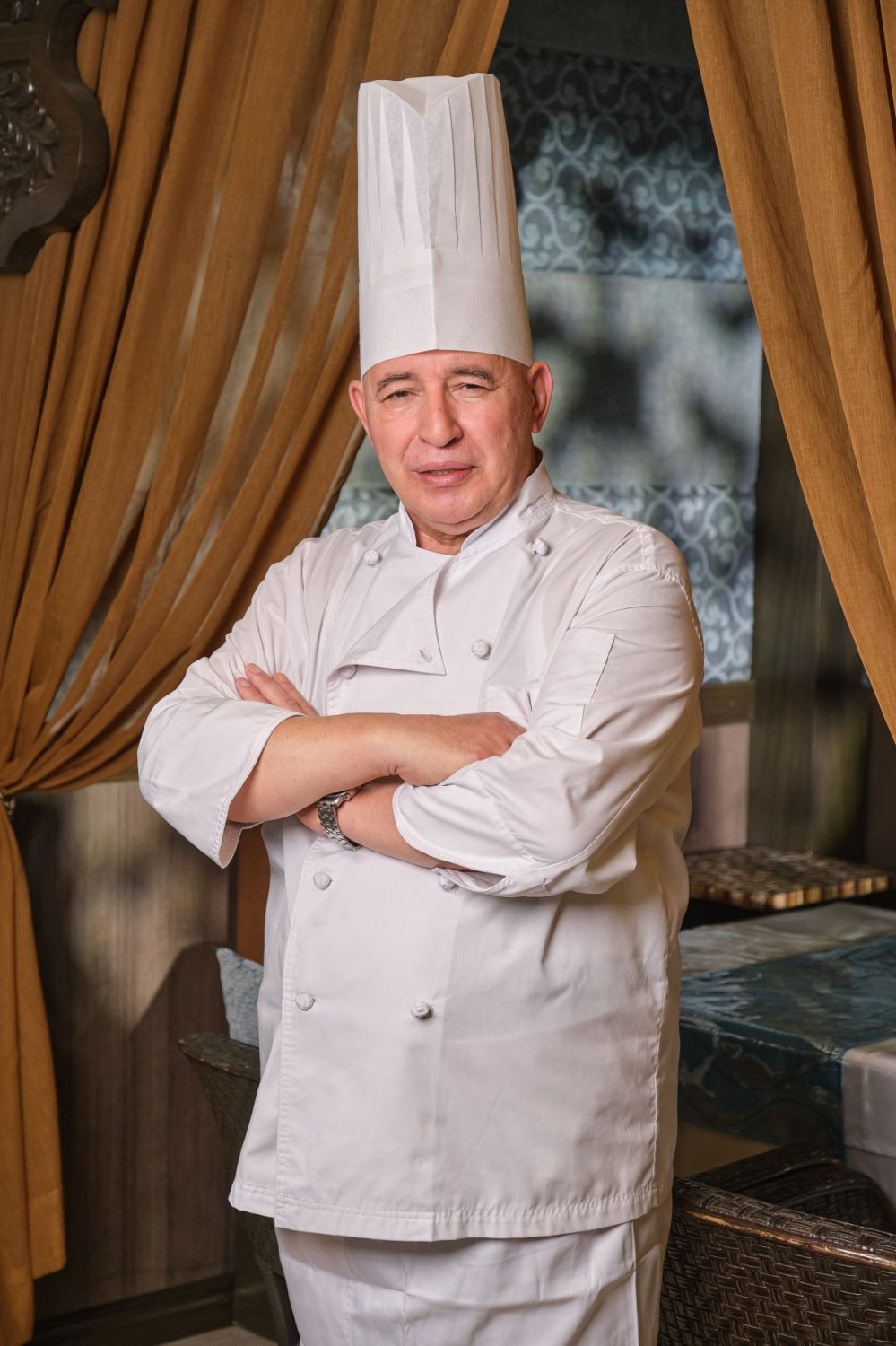 Chef Hossein Sohrabi Langroudi in 2002