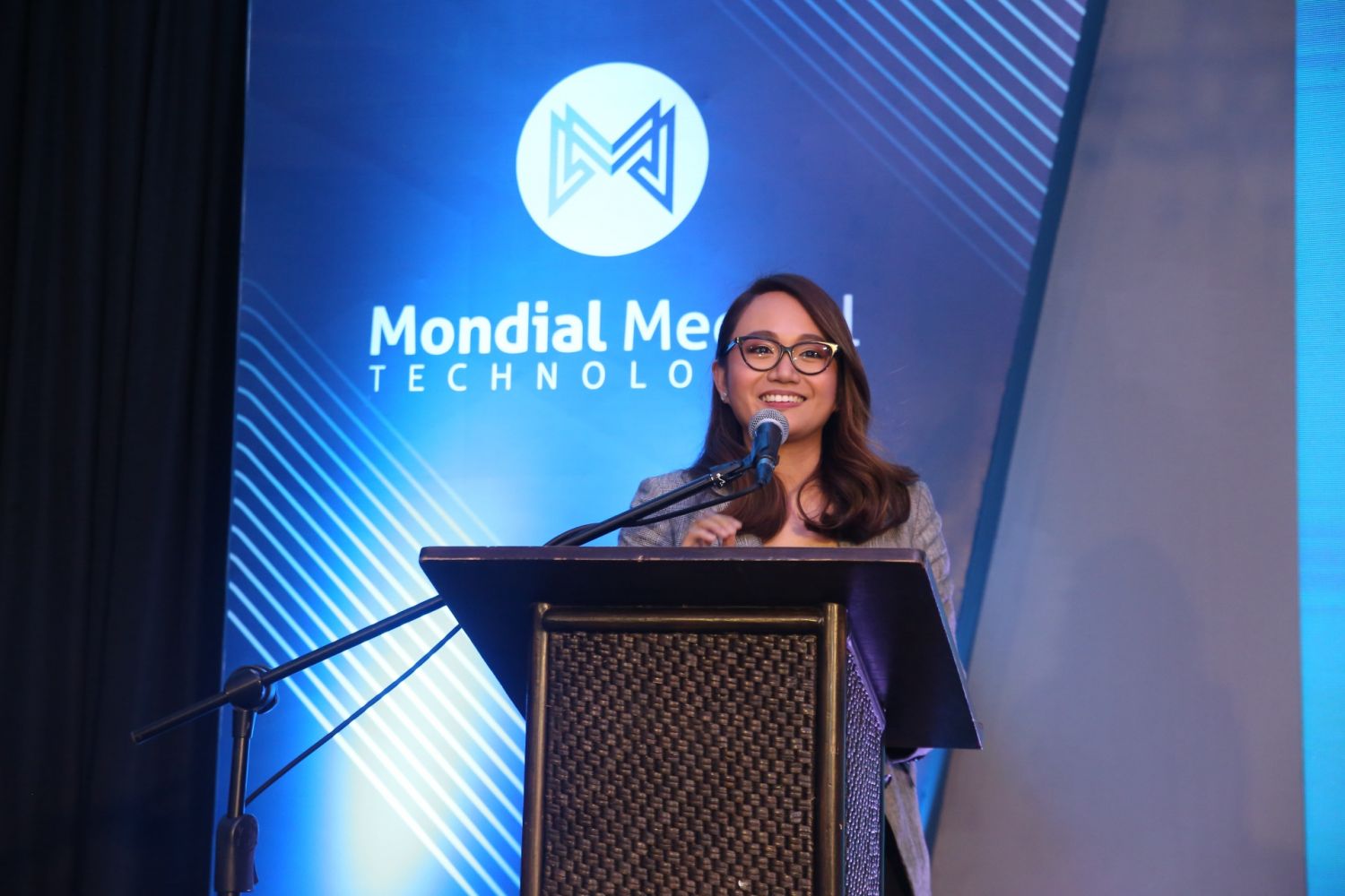 Mica Tan MFT Mica at the launch of Mondial Medical Technologies