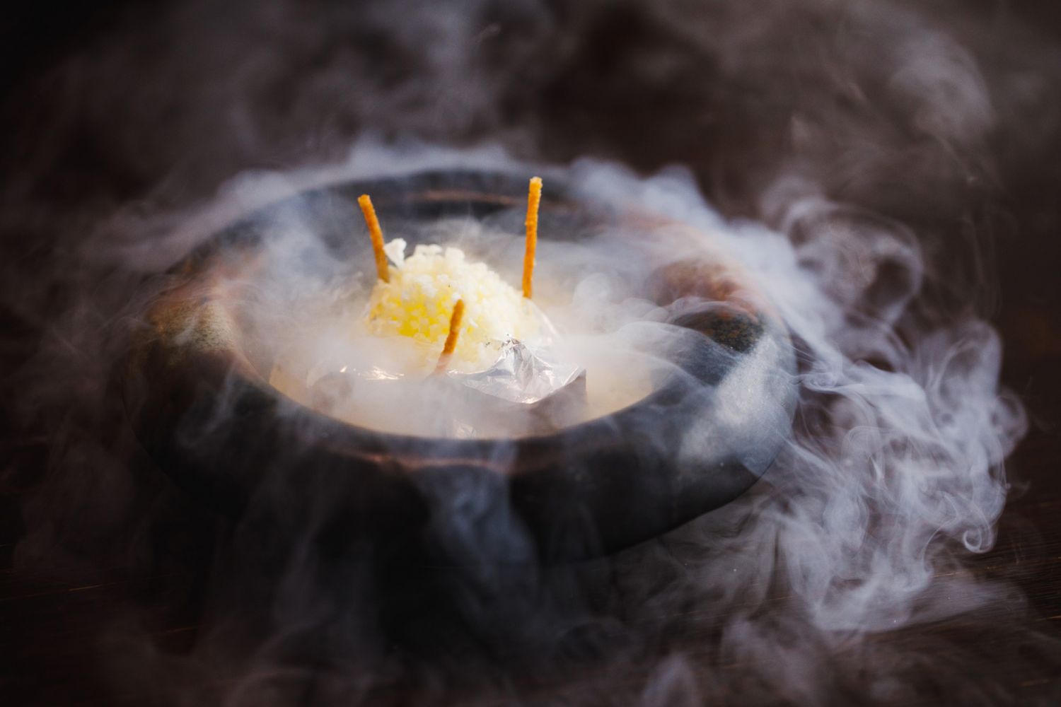 Cheese and pineapple ‘Emotions of Soixante – Dix’ (Photo: Purnell's)