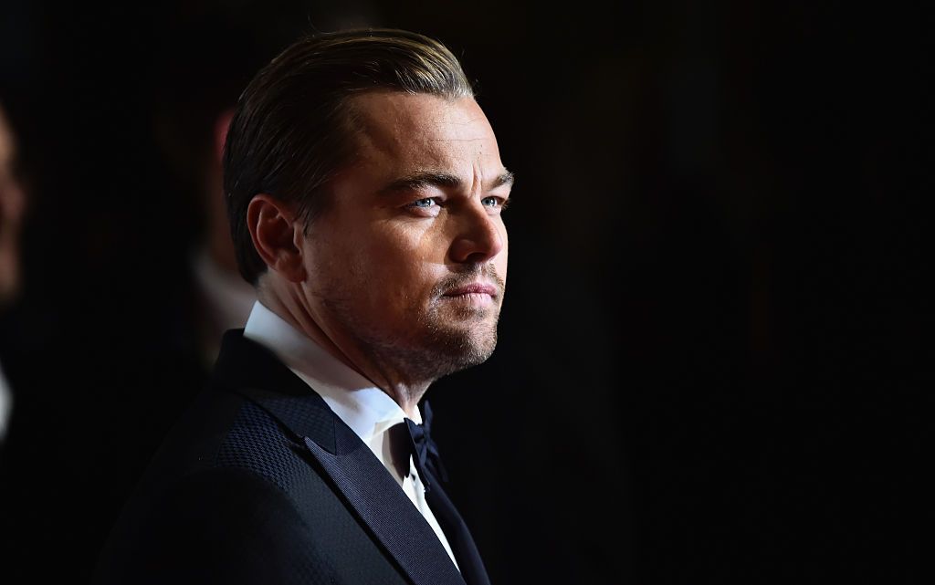 LONDON, ENGLAND - FEBRUARY 14: Leonardo DiCaprio attends the EE British Academy Film Awards at the Royal Opera House on February 14, 2016 in London, England. (Photo by Gareth Cattermole/Getty Images)