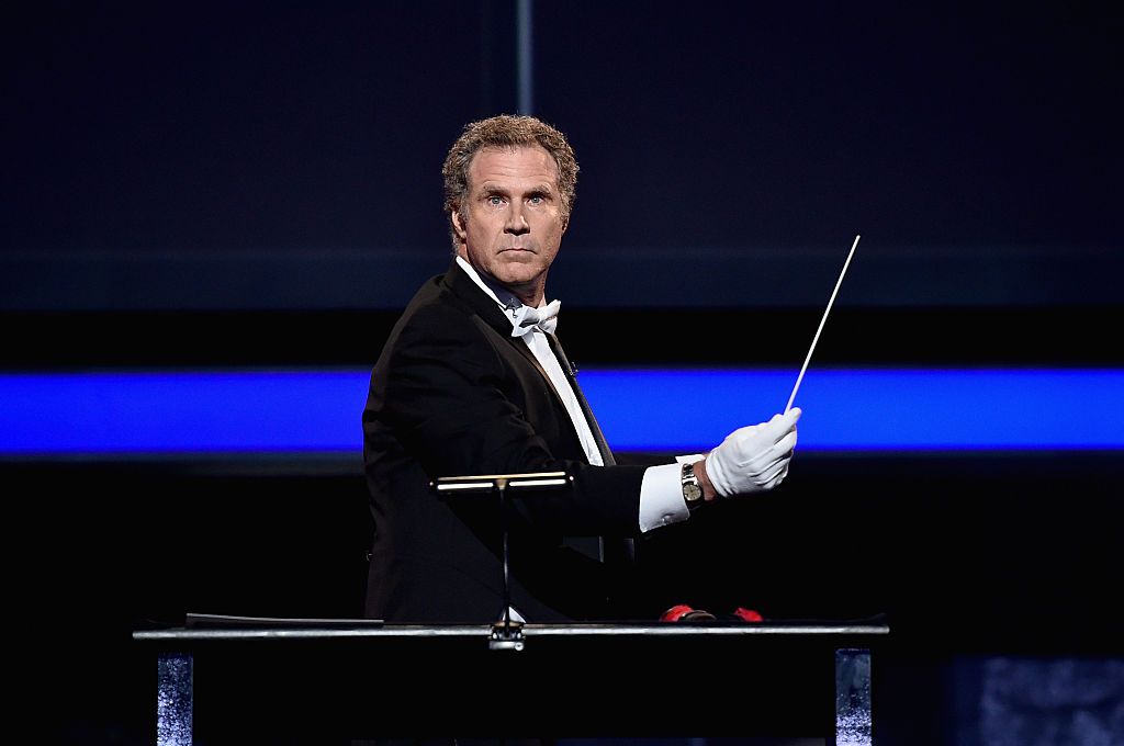 HOLLYWOOD, CA - JUNE 09: Actor Will Ferrell performs onstage during American Film InstituteÂs 44th Life Achievement Award Gala Tribute show to John Williams at Dolby Theatre on June 9, 2016 in Hollywood, California. 26148_005 (Photo by Alberto E. Rodriguez/Getty Images for Turner)