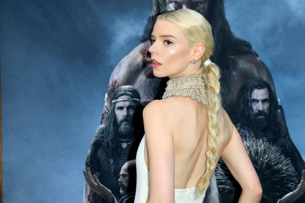HOLLYWOOD, CALIFORNIA - APRIL 18: Anya Taylor Joy photographed at the premiere of 'The Northman' at TCL Chinese Theatre on April 18, 2022 in Hollywood, California. (Photo credit should read P. Lehman/Future Publishing via Getty Images)