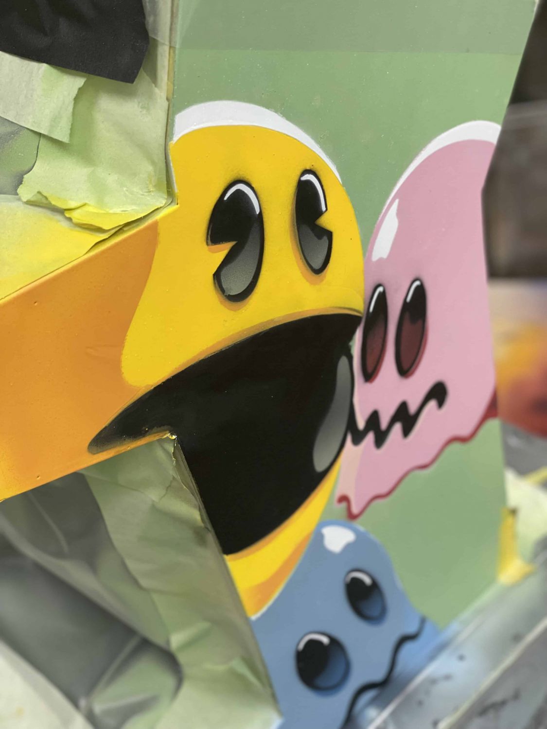 The Pac-Man machine in chocolate
