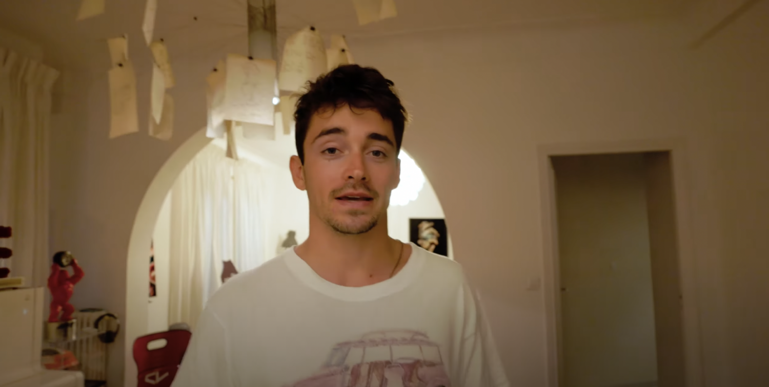 （Photo:YouTube / @Charles Leclerc）