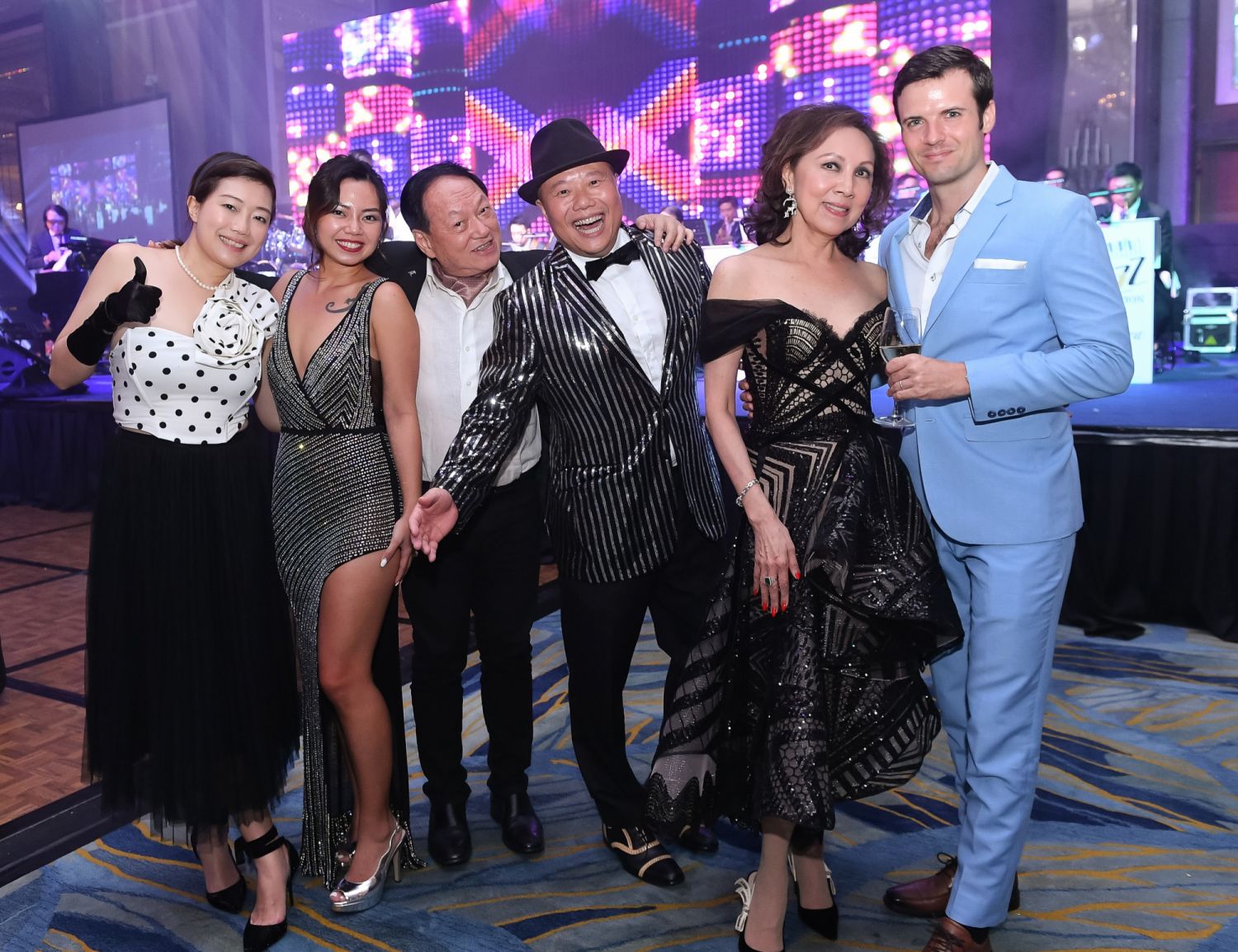 Bernadette Yap, Cassandra Seelos, Julian Chang, Cheong Chung Kin, Sandra Chang, Benjamin Seelos