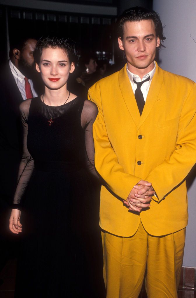 Winona Ryder and Johnny Depp (Photo by Kevin Mazur Archive/WireImage)