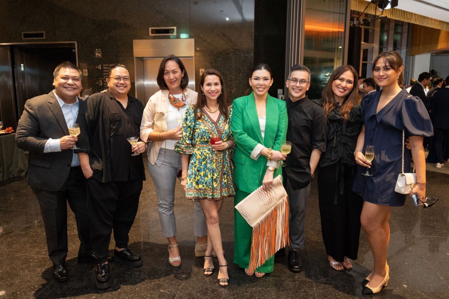 Francis Reyes, Aaron Isip, Denise de Castro, Audrey Zubiri, Erica Concepcion Reyes, Franco Laurel, Aleli Andanar and Alexa Andanar