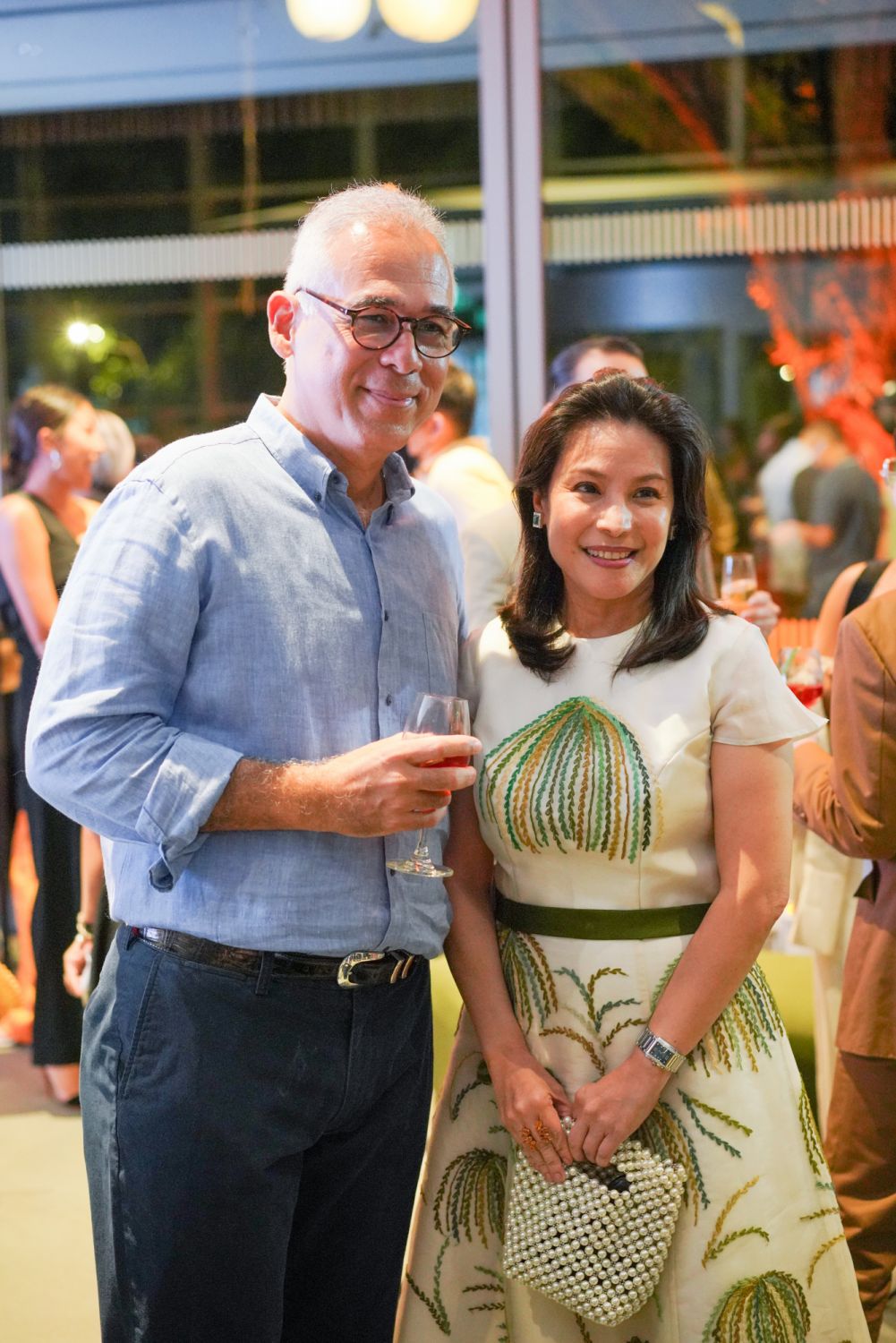 Manny Miñana and Ana de Ocampo