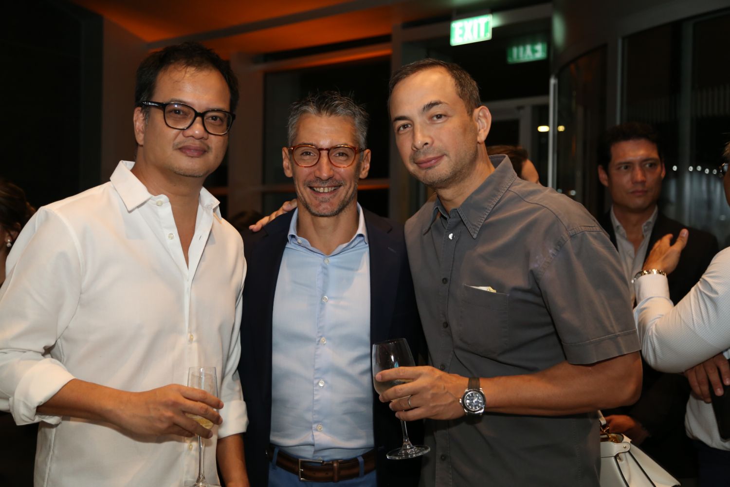 Marcel Crespo, Christian Gonzalez and Ricky Delgado