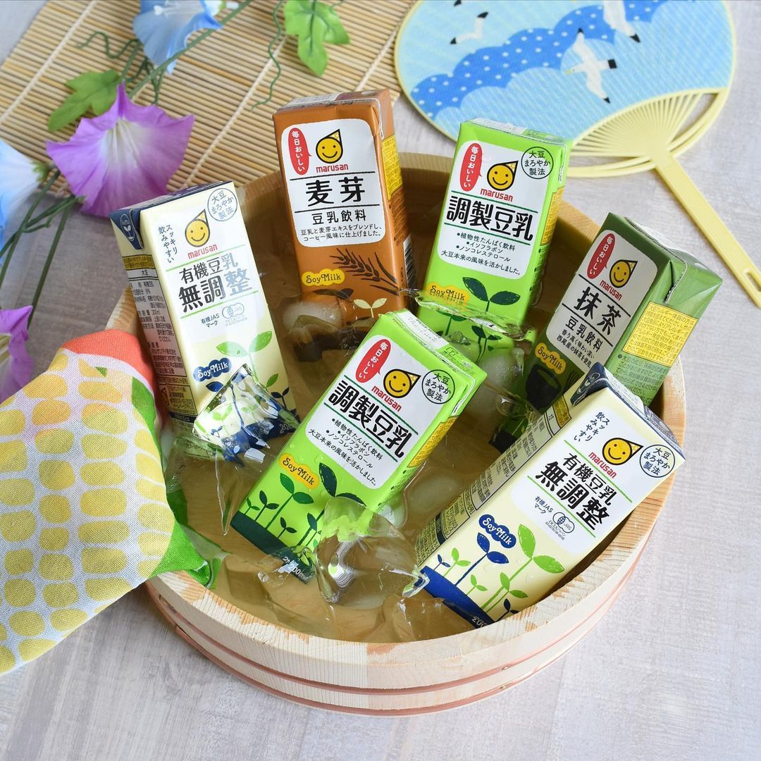 Marusan has a great range of soy milk drinks available, including matcha and chocolate options (Photo: @marusanai_official/Instagram)