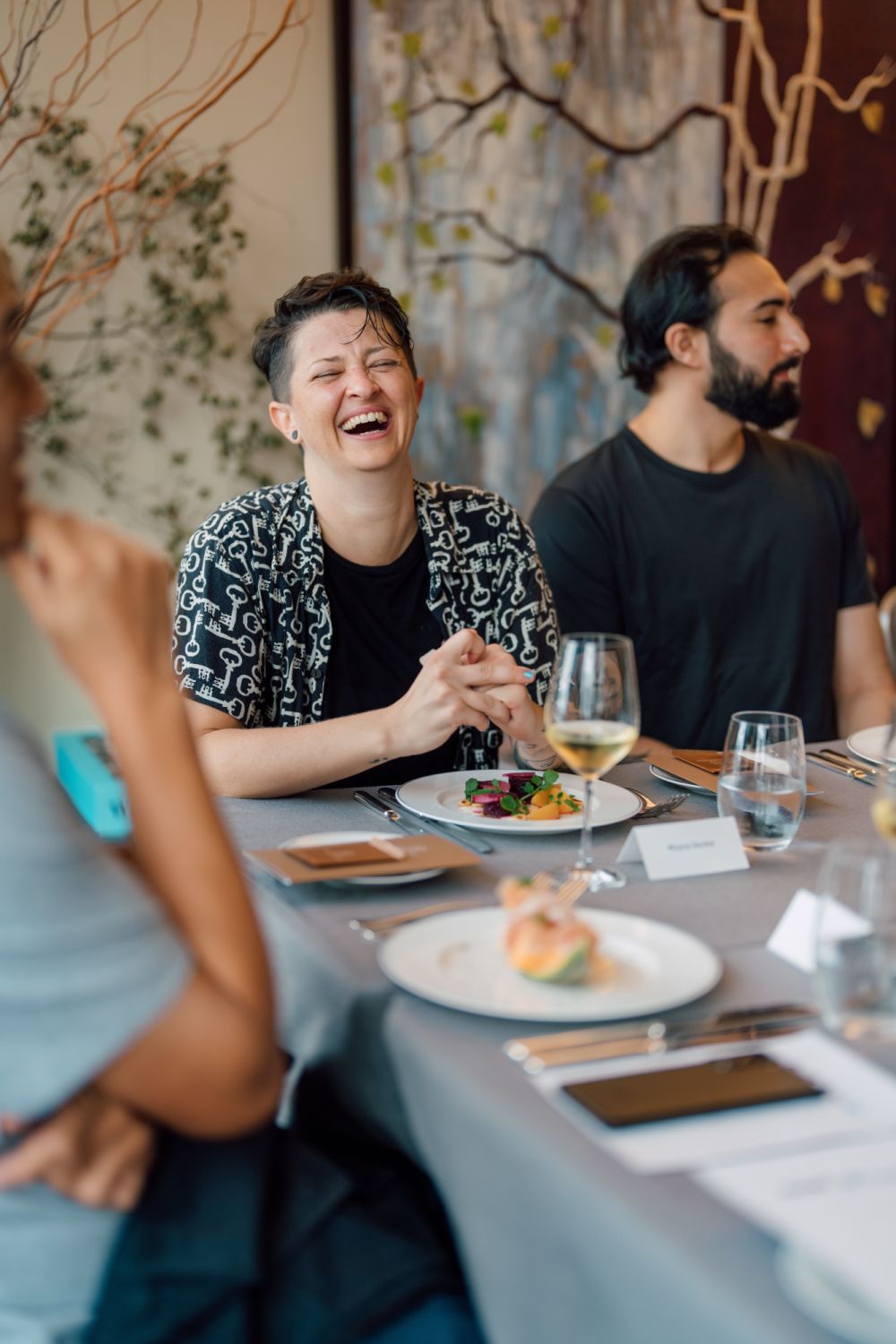 (L-R) Milanie Becker of Madame Quad and Gianni Melwani of Ikigai (Photo: Anna Koustas)