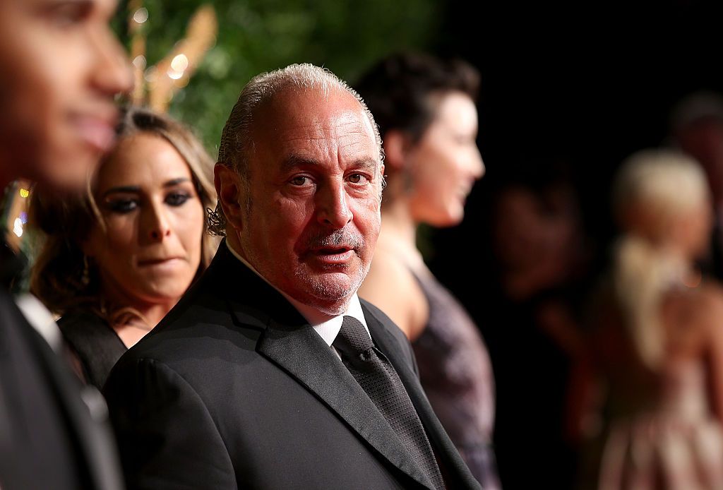 LONDON, ENGLAND - NOVEMBER 23:  Sir Philip Green attends the British Fashion Awards 2015 at London Coliseum on November 23, 2015 in London, England.  (Photo by Mike Marsland/WireImage)