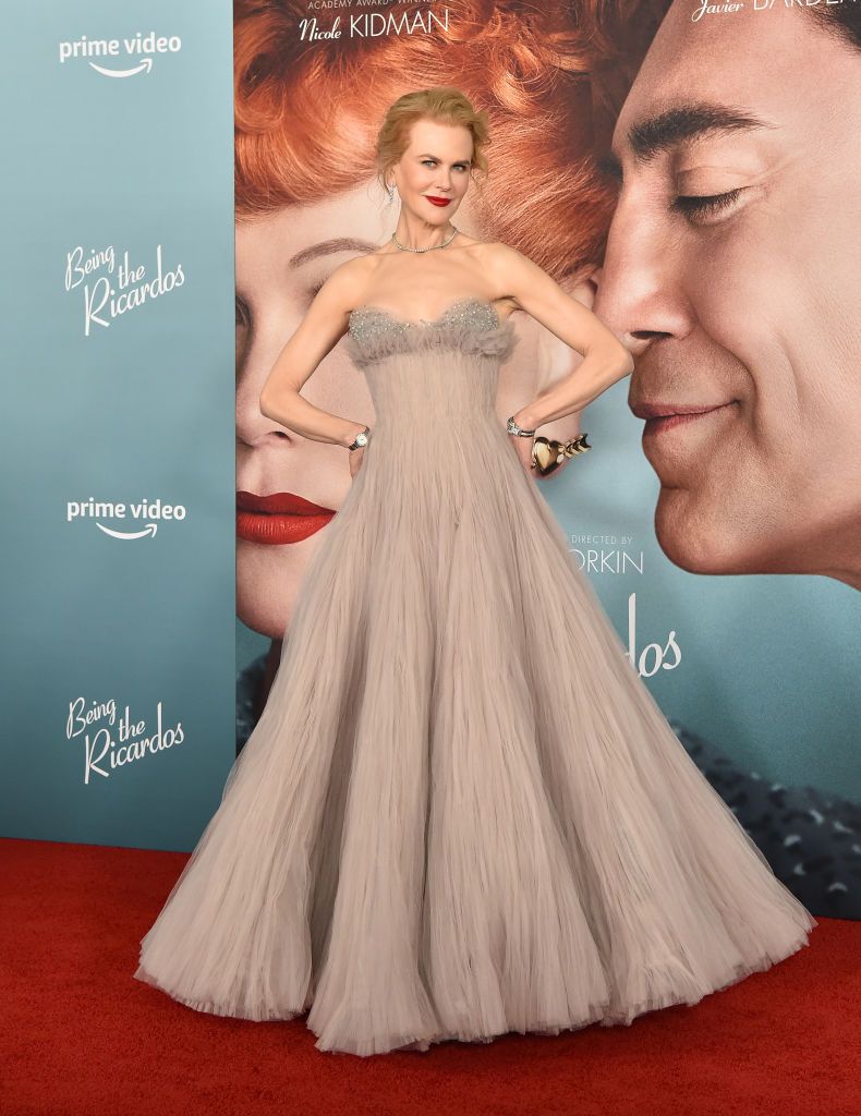 LOS ANGELES, CALIFORNIA - DECEMBER 06: Nicole Kidman attends the Los Angeles Premiere of Amazon Studios' "Being The Ricardos" at Academy Museum of Motion Pictures on December 06, 2021 in Los Angeles, California. (Photo by Axelle/Bauer-Griffin/FilmMagic)