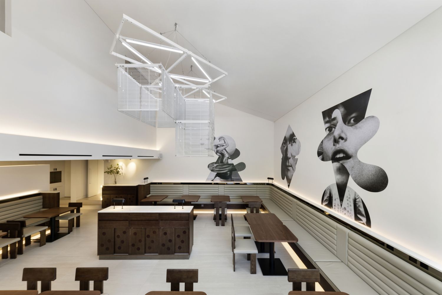 The restaurant in Kukje Gallery’s K1 space, Photo: Chunho Ahn, Courtesy of Kukje Gallery
