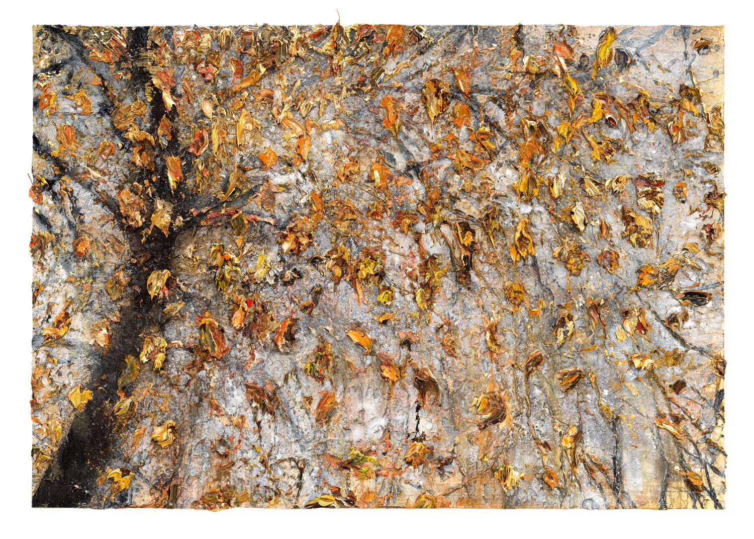 Work’s from Anselm Kiefer’s Wer jetzt kein haut hat, baut sichkeines mehr (2021-2022) series on view at Thaddeus Ropac Seoul, Photo: George Poncet, Courtesy Anselm Kiefer and Thaddeus Ropac